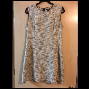 Woven grey dress